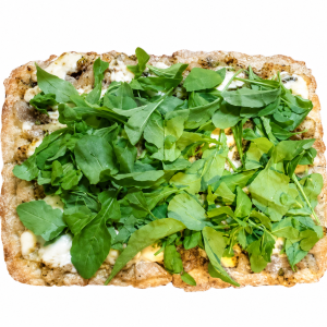 Pizzas Keto Rúcula (completas x 8 porc.)