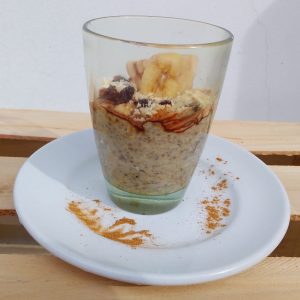 Yogur de Bananas y Semillas